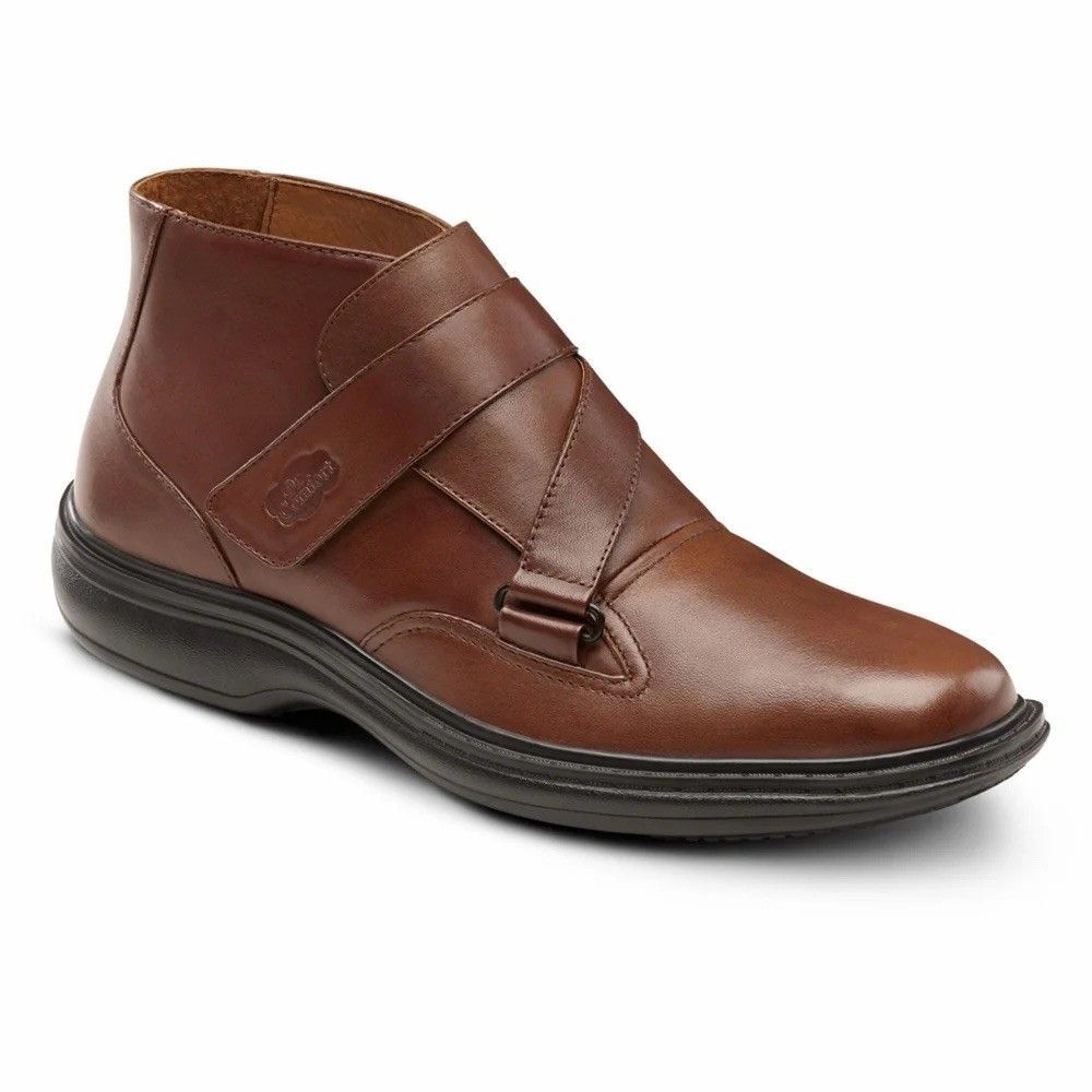 (M5) Dr. Comfort Joseph Mens Diabetic Dress Shoe Brown, Size 10XP
